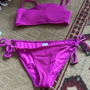 Vibrant Purple Bikini Set